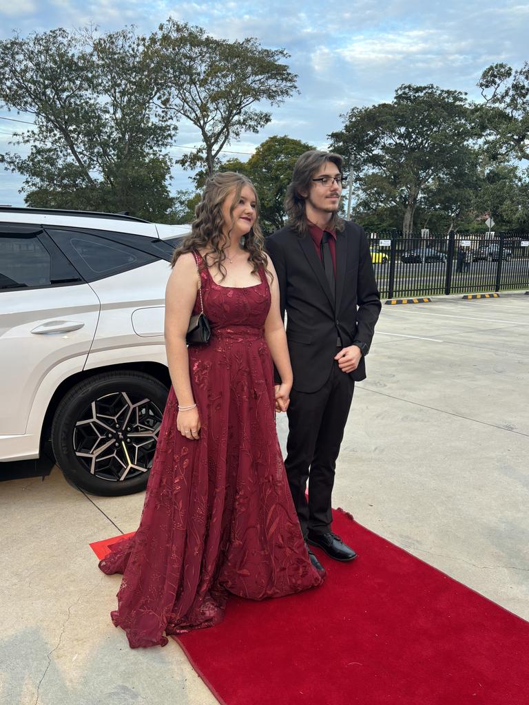 Students arrive at Maryborough State High School's formal.