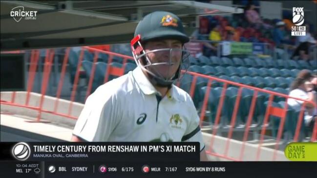 Renshaw knocks timely ton