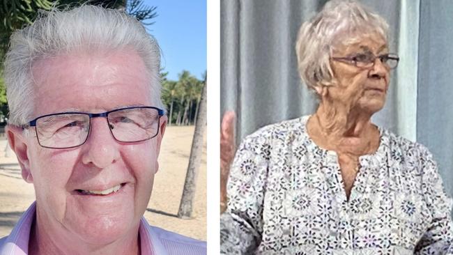 Whitsunday Regional Council 2022 mayoral by-election candidates. Julie Hall (top left), Phil Batty (bottom left), Al Grundy (top right), Jan Clifford (bottom right) and Mike Brunker (right). Not shown: Peter J Hood. Other candidates may emerge in the coming days. Picture: Contributed