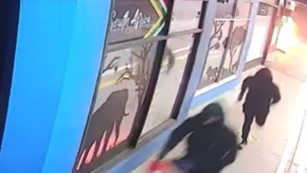 A Cowandilla shop selling illicit tobacco on Sir Donald Bradman Drive a was firebombed. Picture: Supplied