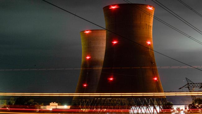 The Three Mile Island Nuclear Plant in Pennsylvania. Microsoft and Constellation Energy reached a deal that would restart Unit 1 of the Three Mile Island Nuclear plant, which was previously retired in 2019. Picture: Matthew Hatcher/Getty Images/AFP