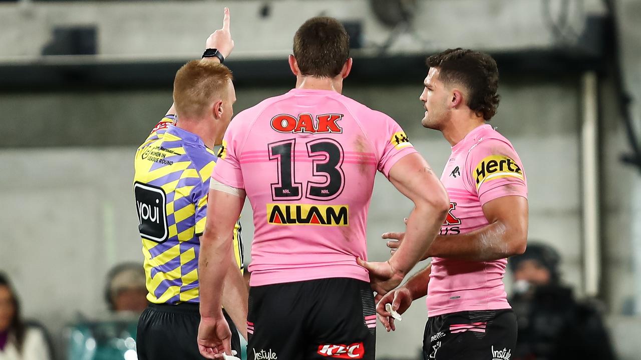 Nathan Cleary returns in tonight’s clash with the Eels after serving a five-week suspension. Picture NRL photos