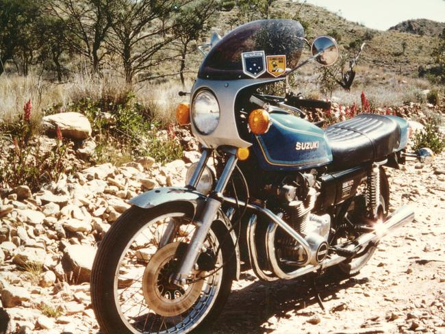 Gordon Twaddle's bike was dumped in Mount Isa.