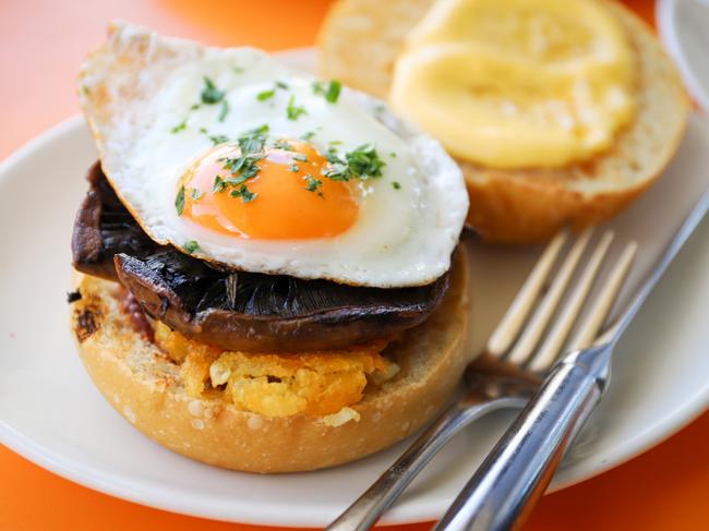 Like their mushroom breakfast roll. Picture: Jenifer Jagielski