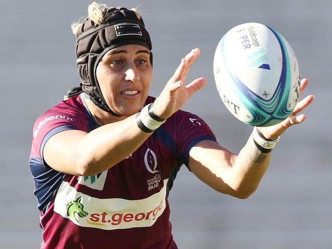 Queensland Super W star Lavinia Gould is aiming for grand final glory on Sunday. Picture: Getty Images