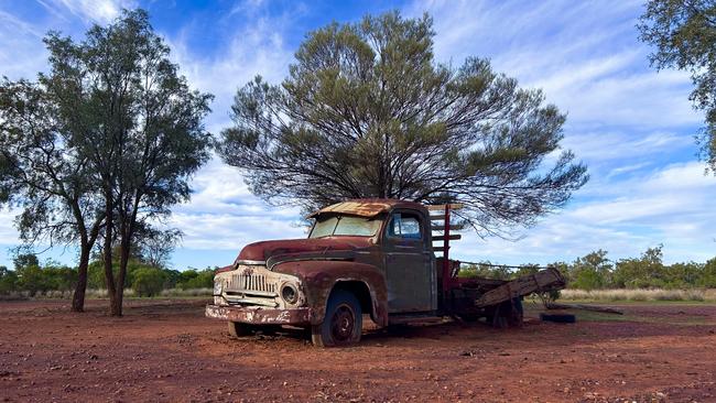 A rusty relic at Trilby Station. Picture: Penny Hunter