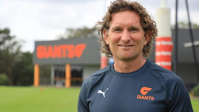 James Hird has returned to AFL club land in a leadership role with the Giants. Picture: GWS