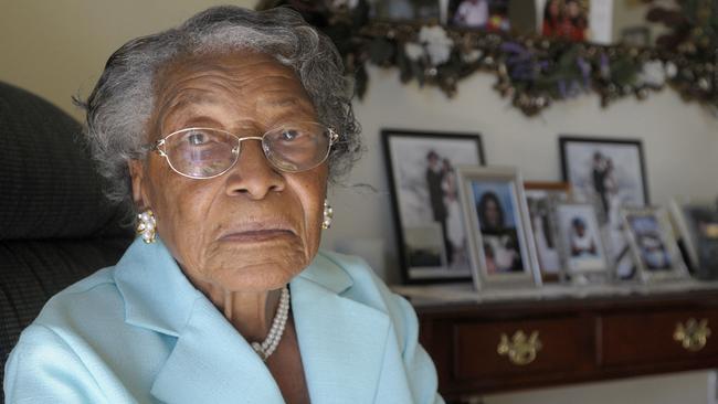 Recy Taylor aged 91 in 2010. Picture: Phelan M. Ebenhack/AP