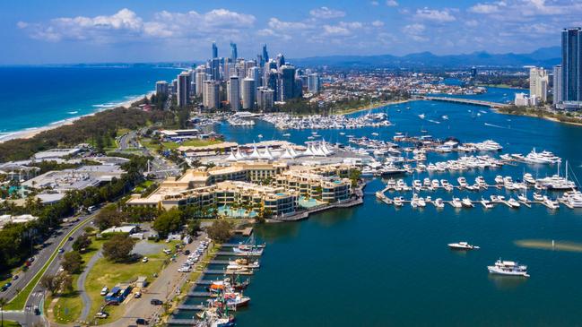 Aerial View of Surfers Paradise, Gold Coast