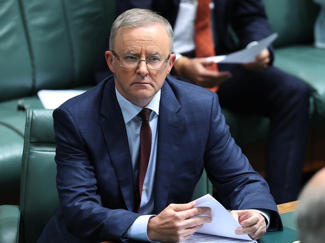 CANBERRA, AUSTRALIA NewsWire Photos MAY, 24 2021: Anthony Albanese during Question Time in the House of Representatives in Parliament House Canberra.Picture: NCA NewsWire / Gary Ramage