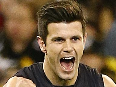Richmond v Essendon Trent Cotchin goal 1st term Picture:Wayne Ludbey
