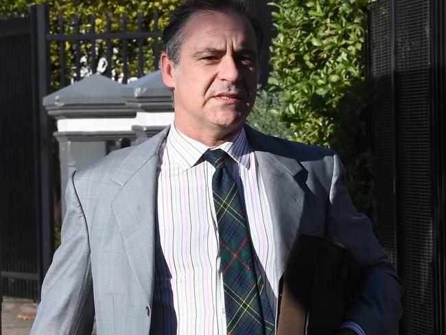 Former Channel 7 host Andrew O'Keefe at Waverley court in Sydney in June 2021 after being accused of assaulting his ex-girlfriend. Picture: NCA NewsWire / Jeremy Piper