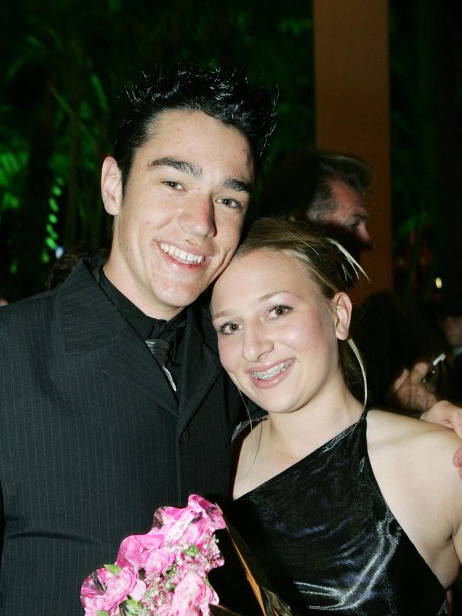 JUNE 06, 2004: Jacob Kendrick, 17 and Maddie Bridgland, 15 from Hillcrest Christian College at the Crowne Plaza in Surfers Paradise for their school formal. PicMike/Batterham - socials