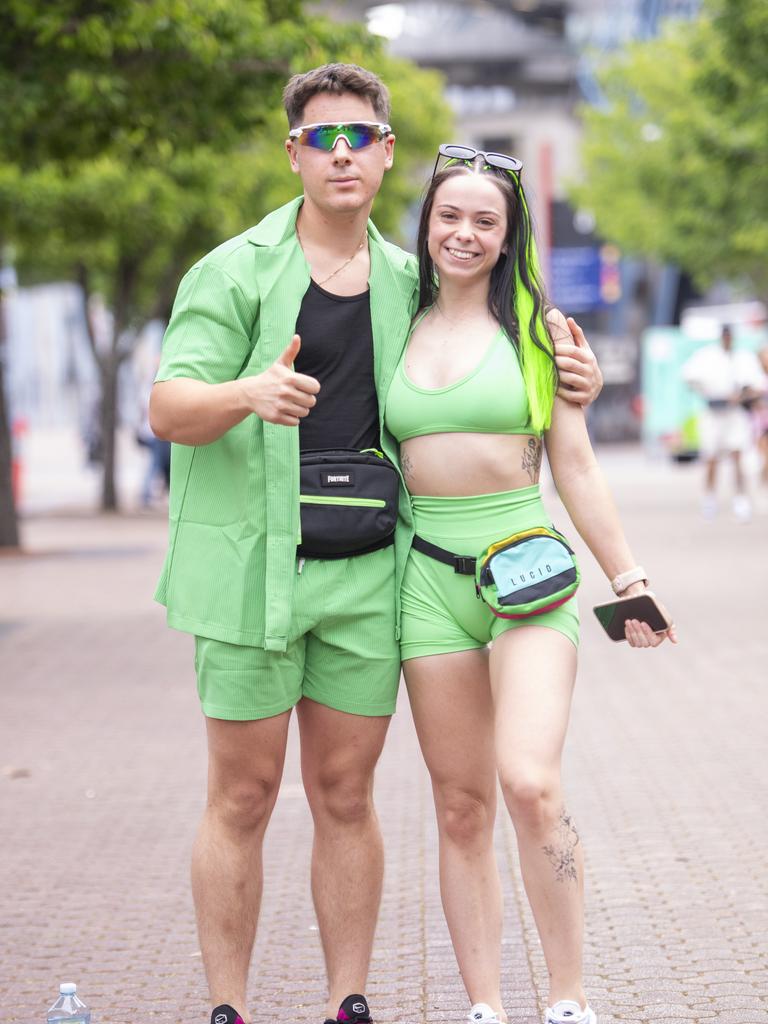 Festival-goers at the Knockout Festival at Sydney Olympic Park. Picture: NewsWire / Jeremy Piper