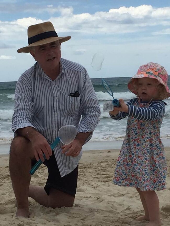 Ian O'Connor and his granddaughter Violet.