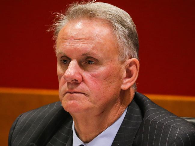 SYDNEY, AUSTRALIA - Newswire Photos August 23, 2022: Chair Mark Latham is seen during Budget Estimates for Education inside NSW Parliament in Sydney. Picture: Gaye Gerard / NCA Newswire