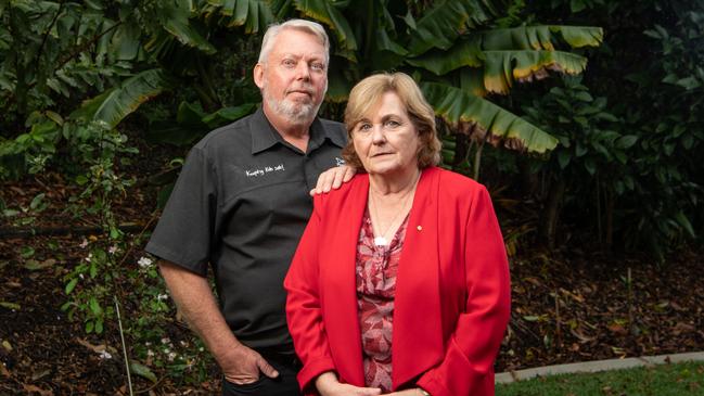 Bruce and Denise Morcombe are calling for a public child sex offender registry. Picture: Brad Fleet/ National News Network