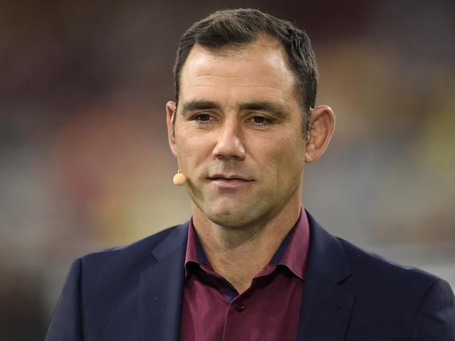 TOWNSVILLE, AUSTRALIA - JUNE 09:  Former rugby league player Cameron Smith is seen before game one of the 2021 State of Origin series between the New South Wales Blues and the Queensland Maroons at Queensland Country Bank Stadium on June 09, 2021 in Townsville, Australia. (Photo by Ian Hitchcock/Getty Images)