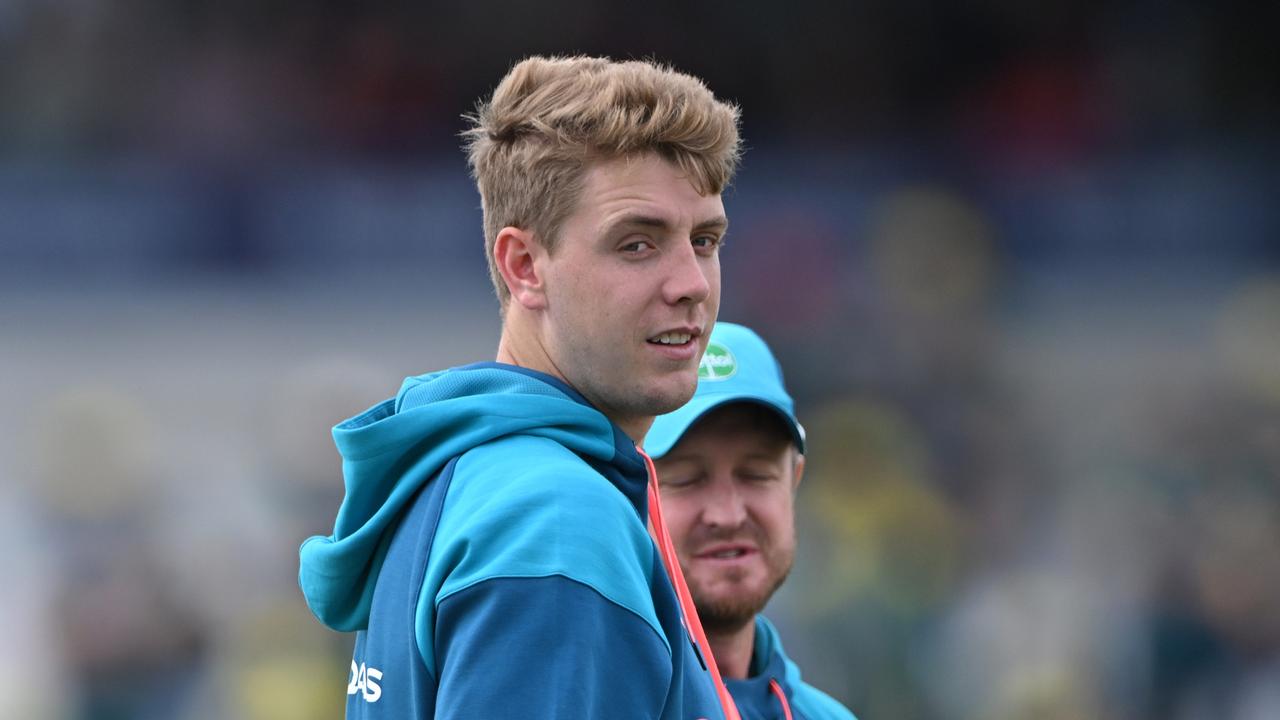 Cameron Green looks like he has overcome the minor hamstring complaint which ruled him out of the Headingley Test. Picture: Getty