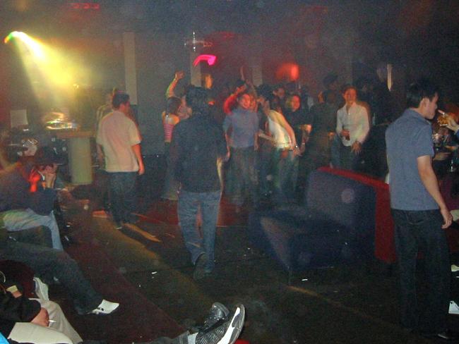Inside Salt nightclub circa 2002.