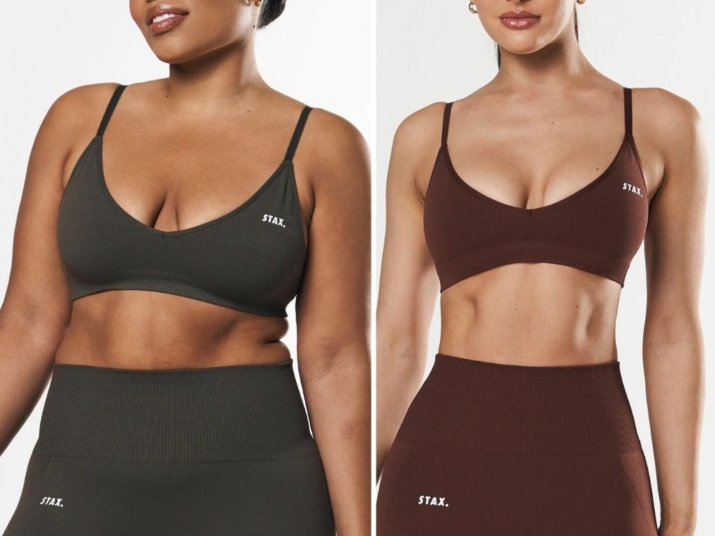 We try the STAX Premium Seamless Bralette.