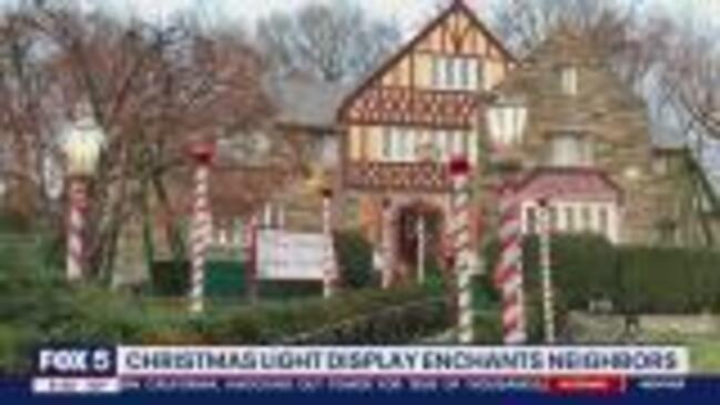 Christmas light display enchants neighbors in Northwest D.C.