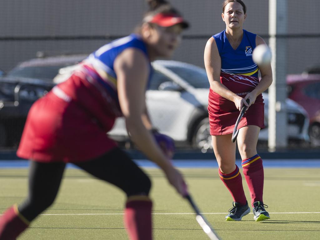 Katie Dunlop of Brisbane 2 against Mackay 1.