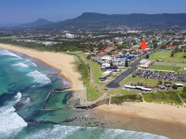 Towradgi is north of Wollongong and is located right on the coastline.