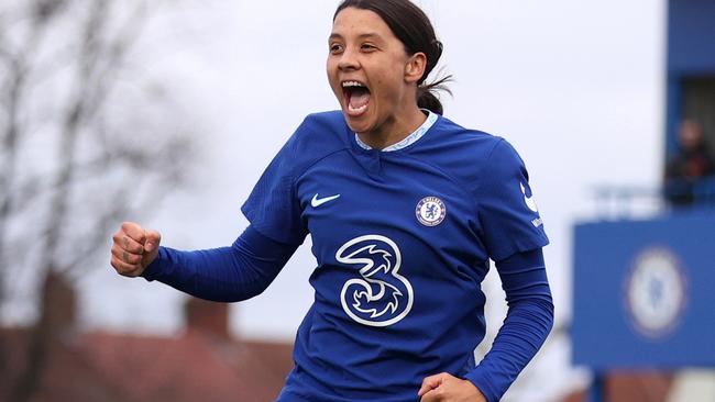 Chelsea won’t punish Sam Kerr. Picture: Alex Pantling/Getty Images