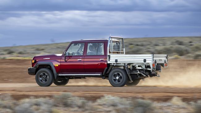 While its great off-road, on the bitumen it can be a chore to drive with slow steering and a top-heavy stance.