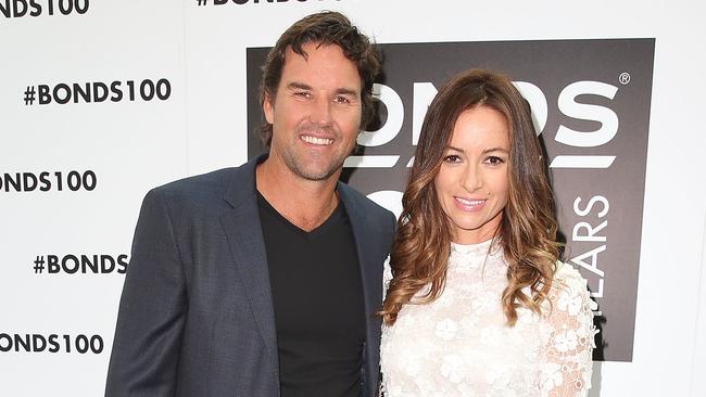 Pat Rafter and Lara Feltham have put up their beachfront home for sale. Picture: Brendon Thorne/Getty Images