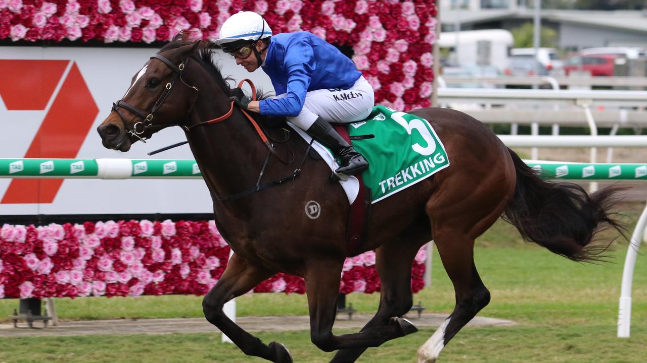 Godolphin have locked in their two-time The Everest runner, Trekking, as their horse again for 2021. Picture: Grant Guy