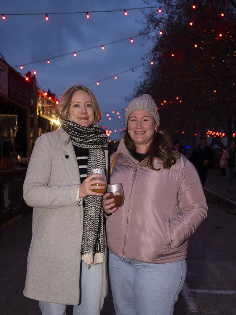 Alexandra Daley and Hannah Walford. Dark Mofo Winter Feast 2024. Picture: Caroline Tan