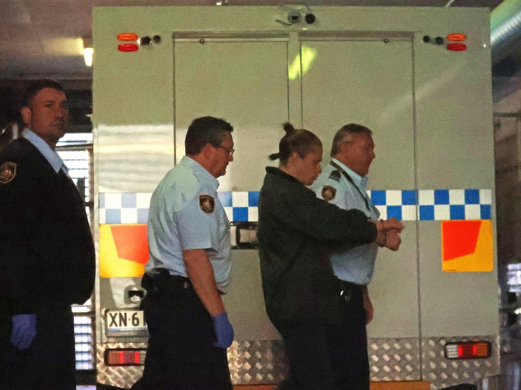 Corey London was led into Burwood Local Court however refused to give evidence against his former partner Melissa Goodwin. Picture: NCA NewsWire/Dylan Coker.