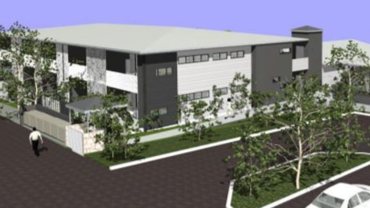 An artist's impression of Doonella Property Pty Ltd's proposed unit and office development at Tewantin.