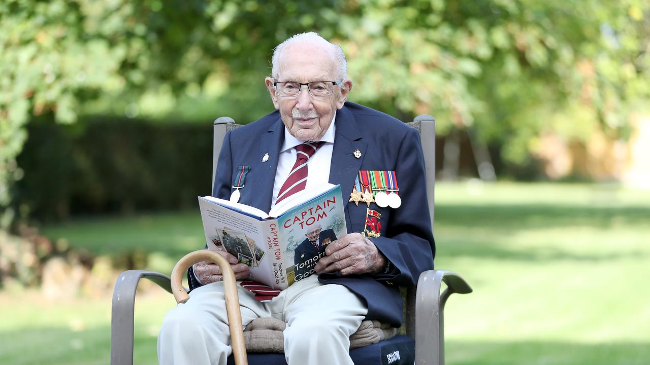 British World War II veteran Captain Sir Tom Moore, who raised $57 million for the NHS during the coronavirus pandemic, has died aged 100. Picture: Chris Jackson/Getty Images