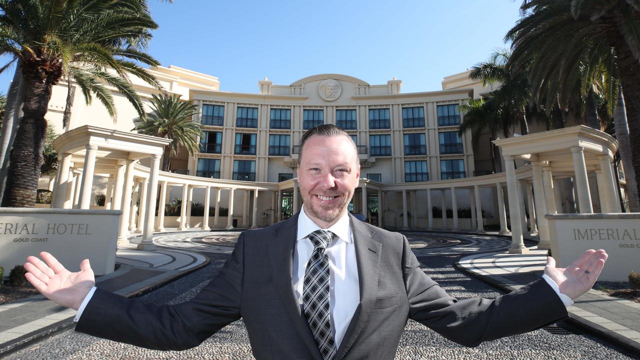 General Manager Richard Clarke with the Imperial Hotel. Picture Glenn Hampson