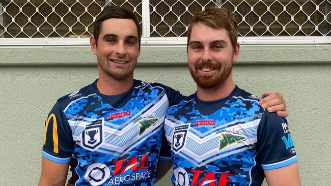 Ipswich Jets brothers Ben and Todd White.