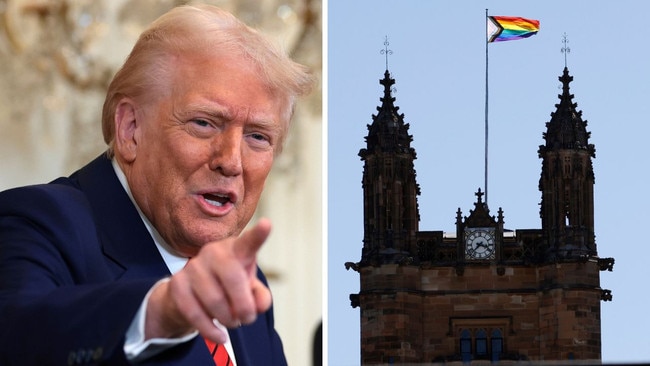 The Trump administration has sent 'show cause' notifications to Australian universities, asking them to declare links to China and if they comply with Donald Trump's two-gender policy.