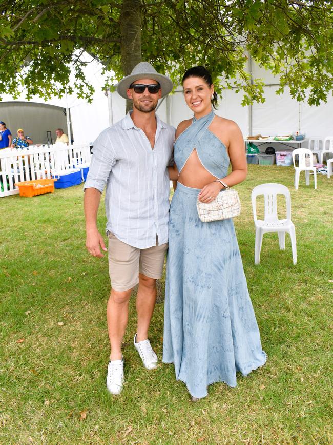 Michael Harold and Dana Harold at the Alex Scott &amp; Staff Woolamai Cup on Saturday, February 8, 2025. Picture: Jack Colantuono