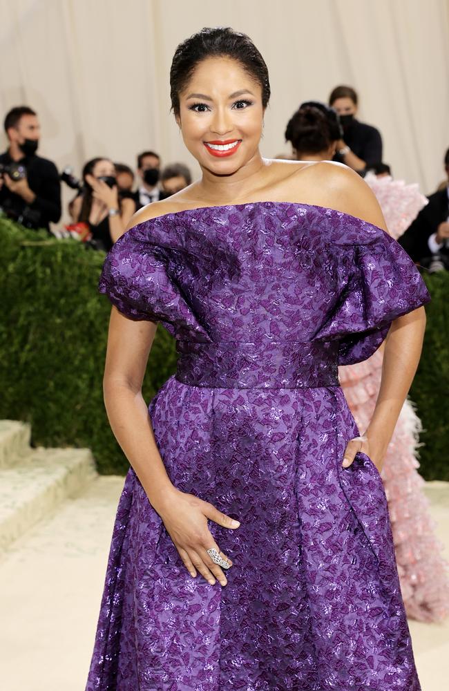 Purple reign Alicia Quarles. Picture: Getty Images