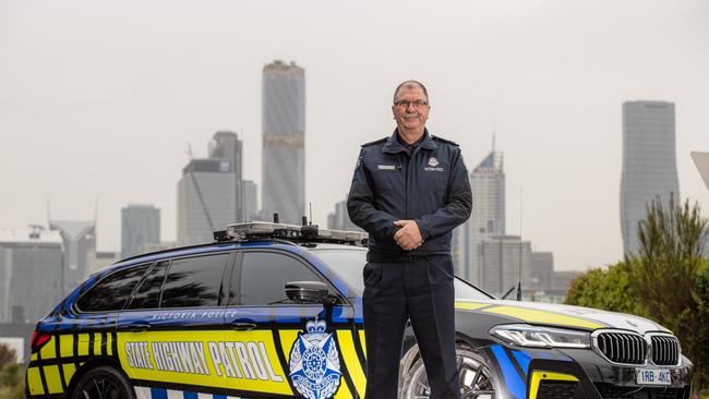 Assistant Commissioner of Road Policing Glenn Weir says more care needs to be taken on the roads after a horror 2023. Picture: Jason Edwards