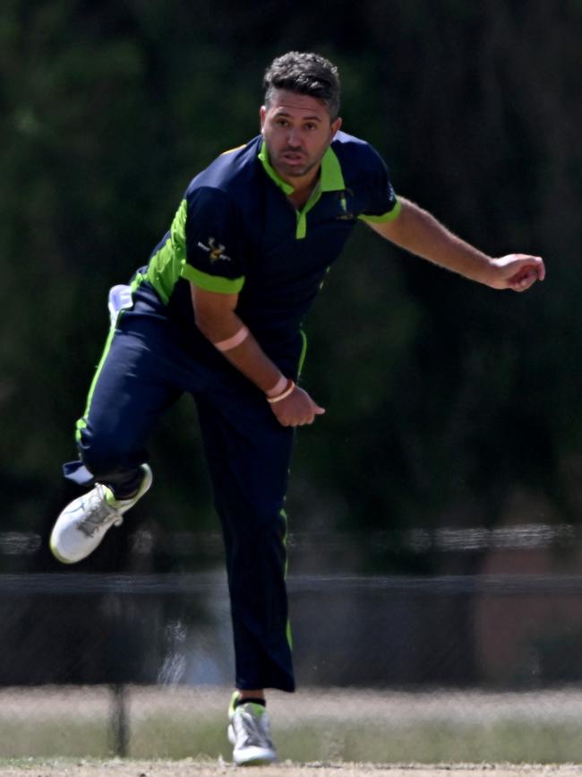 Mitch Johnstone took two wickets. Picture: Andy Brownbill