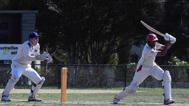 Chaminda Vidanapathirana produced a half-century to help Preston out of trouble. Picture: James Ross.