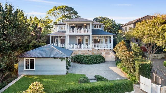 6 Upper Cliff Road, Northwood sold for $9.65m.