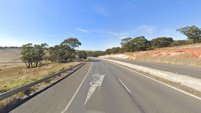 One person killed after a truck and car smash on Old Western Freeway. Picture: Google Maps