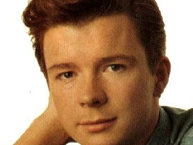 Singer Rick Astley.