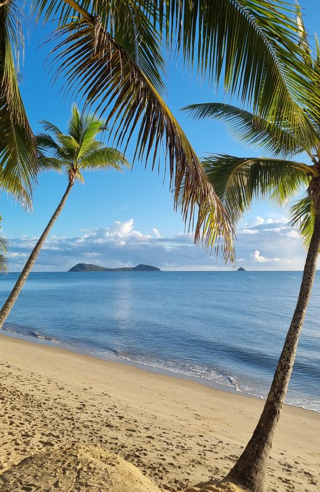 Clifton Beach is 22km north of Cairns.