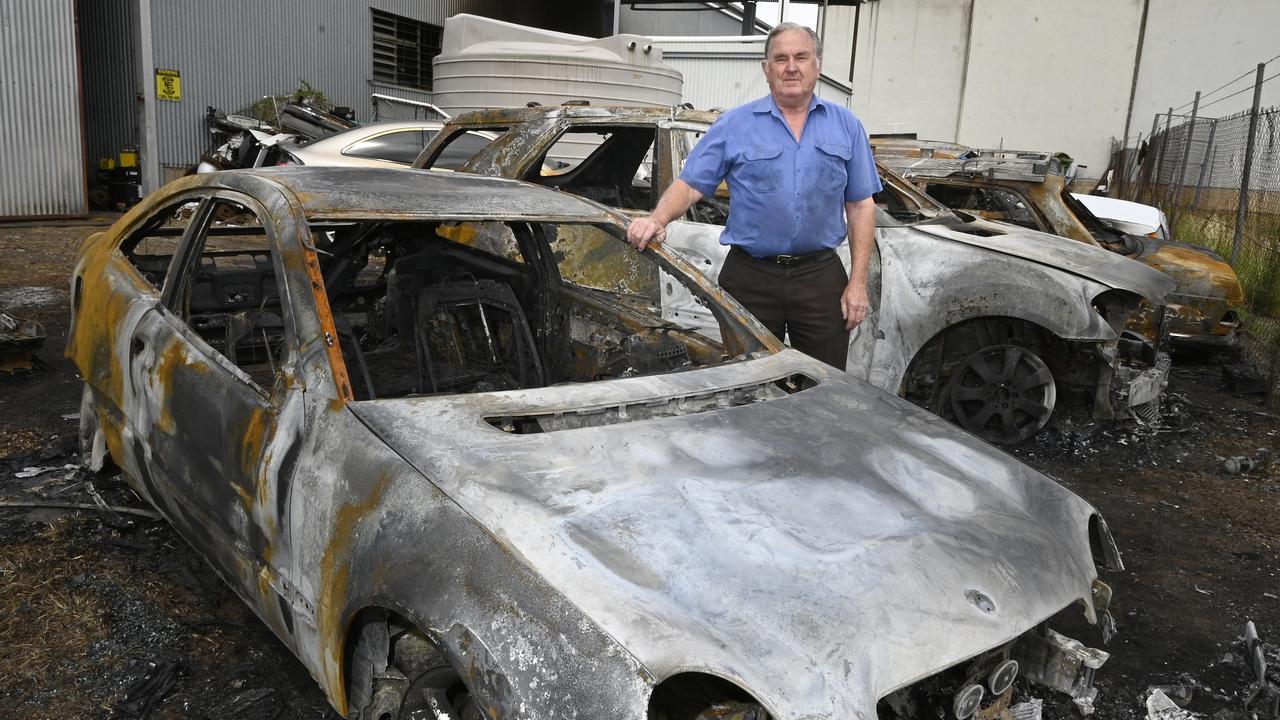 Shore Prestige Motor Dealer owner Henry Shore it upset three arsonists will not face court for destroying his stock.