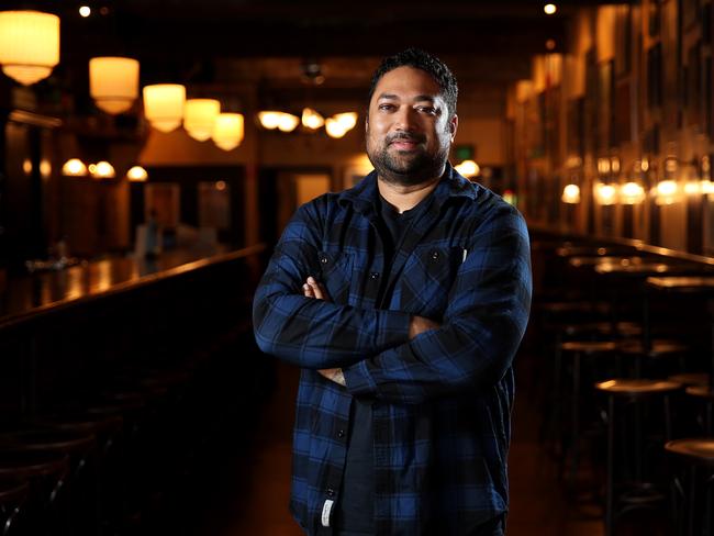 Pasan Wijesena at his bar 'Earl's Juke Joint' in Newtown. Picture: Tim Hunter.